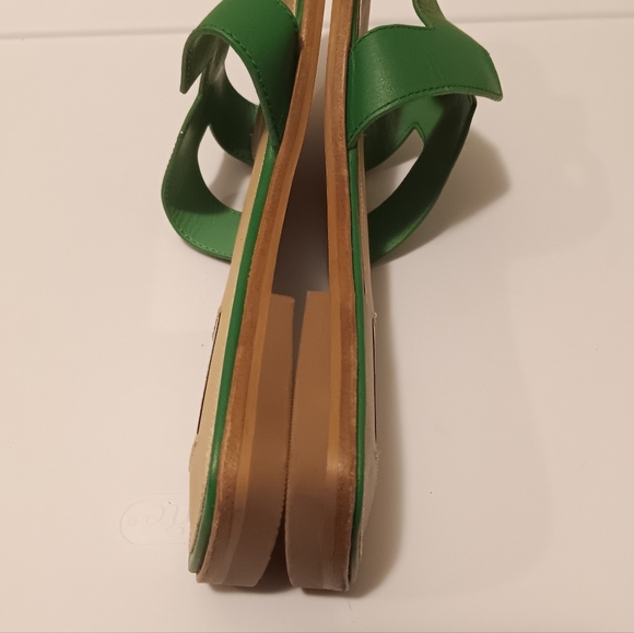 Steven New York| Hadyn Sandals Flats Slip On Kelly Green Sz 9.5/10 Resortwear - Picture 6 of 13